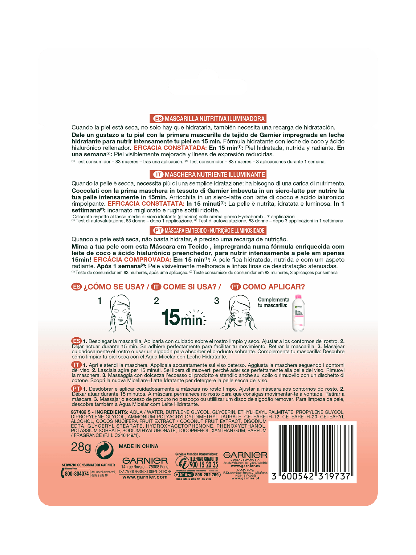 Nutri Bomb Tissu Mask